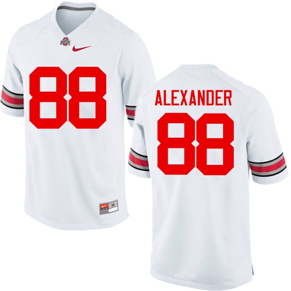 Ohio State Buckeyes #88 AJ Alexander Men High School Jersey White